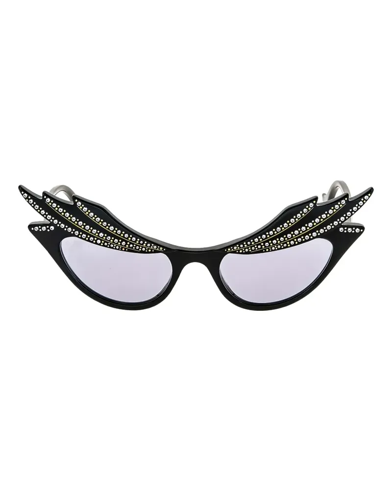 Gucci Sonnenbrille mit Cat-Eye-Gestell - Schwarz Schwarz