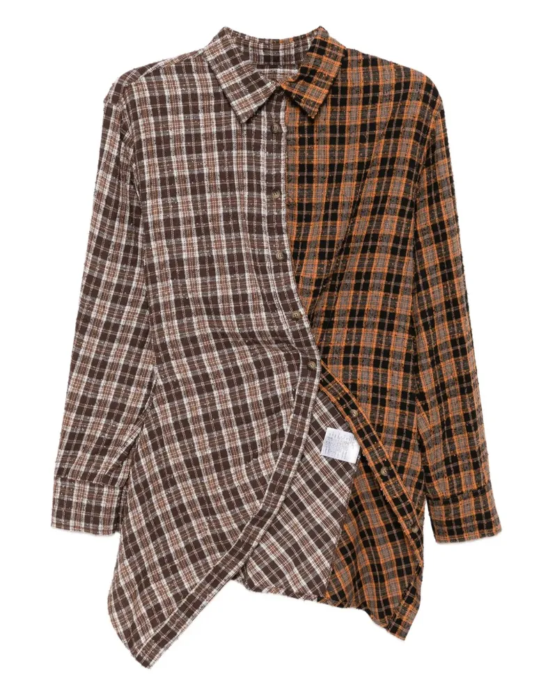 Andersson Bell patchwork shirt - Braun Braun
