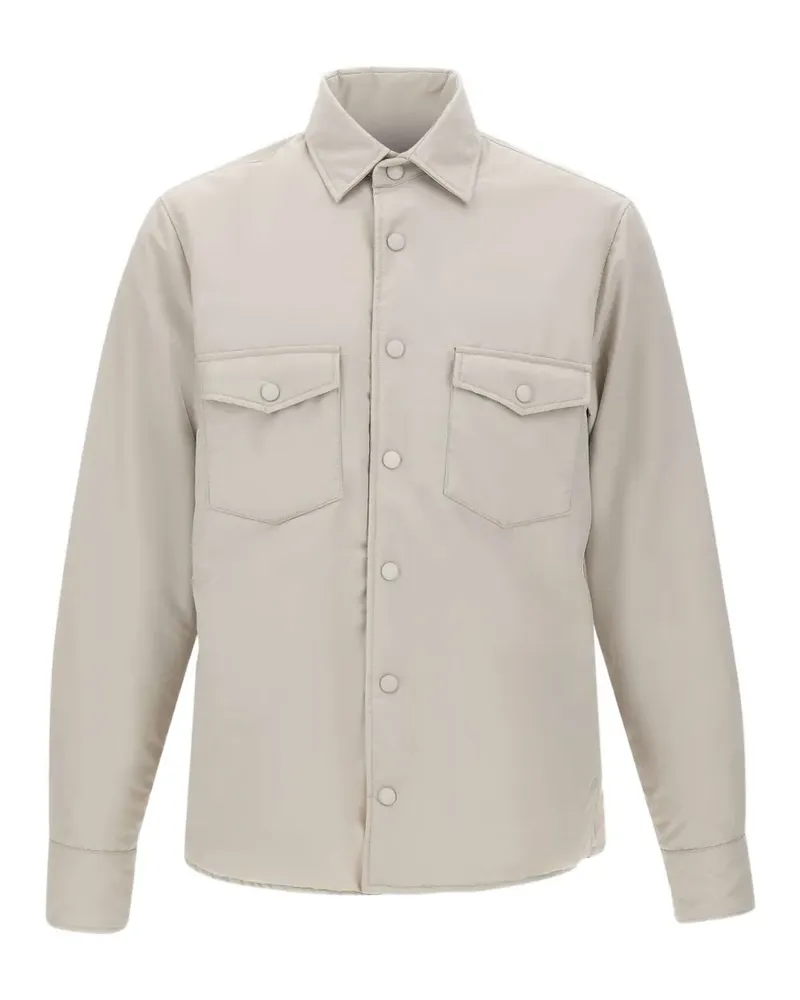 Eleventy long-sleeved shirt jacket - Nude Nude