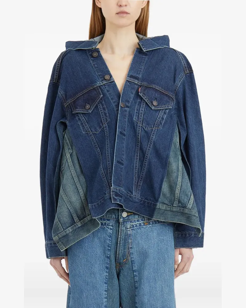 Junya Watanabe denim short jacket - Blau Blau