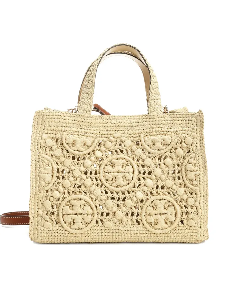 Tory Burch Tote Bag mit gehäkeltem Detail - Nude Nude
