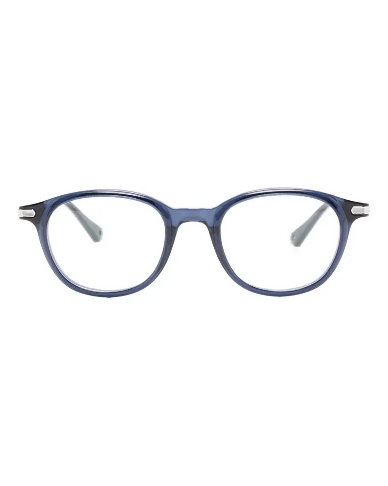 Cartier Brille mit rundem Gestell - Blau Blau