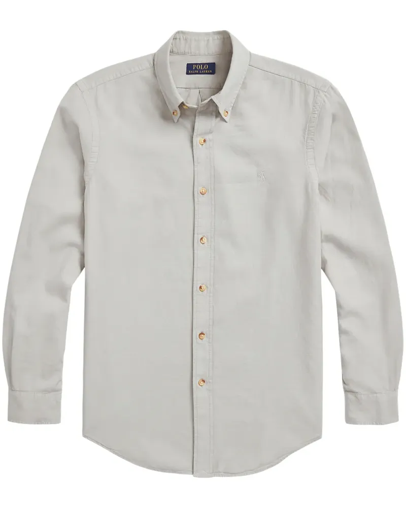 Ralph Lauren Hemd mit Polo Pony-Stickerei - Grau Grau
