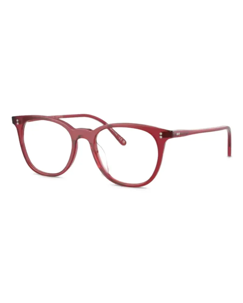 Oliver Peoples Brille mit rundem Gestell - Rot Rot