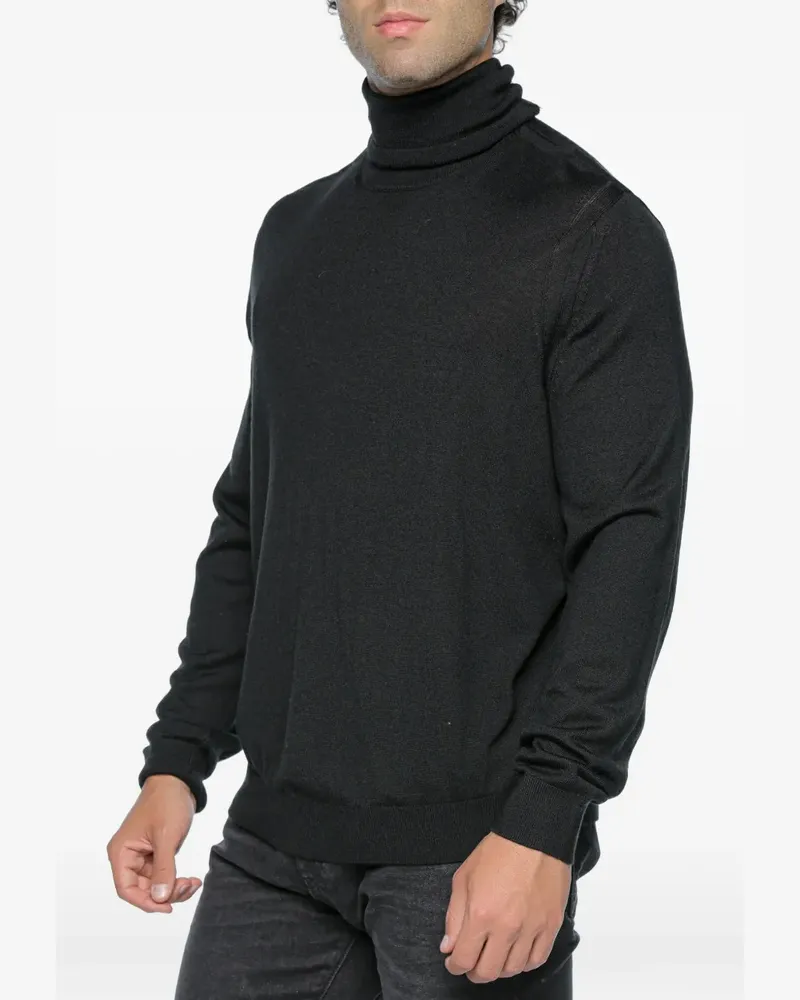 Armani Exchange Pullover mit Rollkragen - Schwarz Schwarz