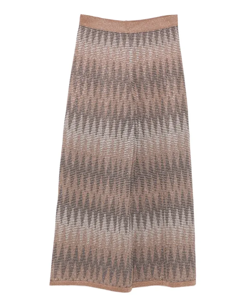D.EXTERIOR Hose mit geometrischem Muster - Nude Nude