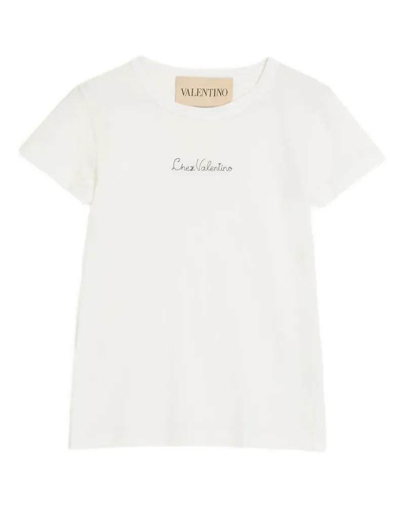 Valentino Garavani Klassisches T-Shirt - Weiß Weiß