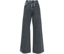 Weite 1996 D-SIRE-S1 Low-Rise-Jeans im Distressed-Look - Grau