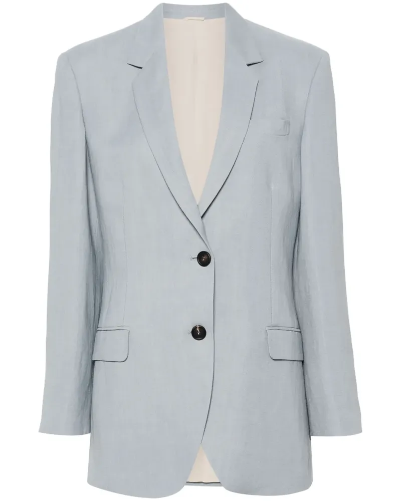 Brunello Cucinelli Einreihiges Sakko - Blau Blau