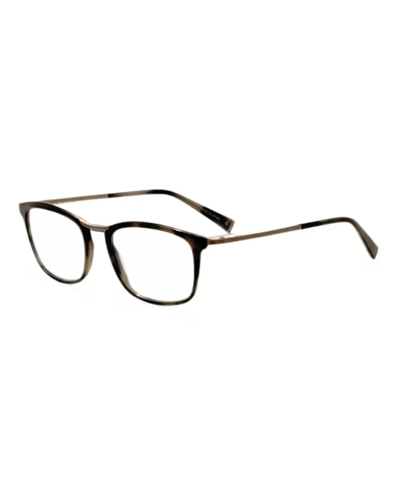 John Varvatos Brille mit eckigem Gestell - Braun Braun