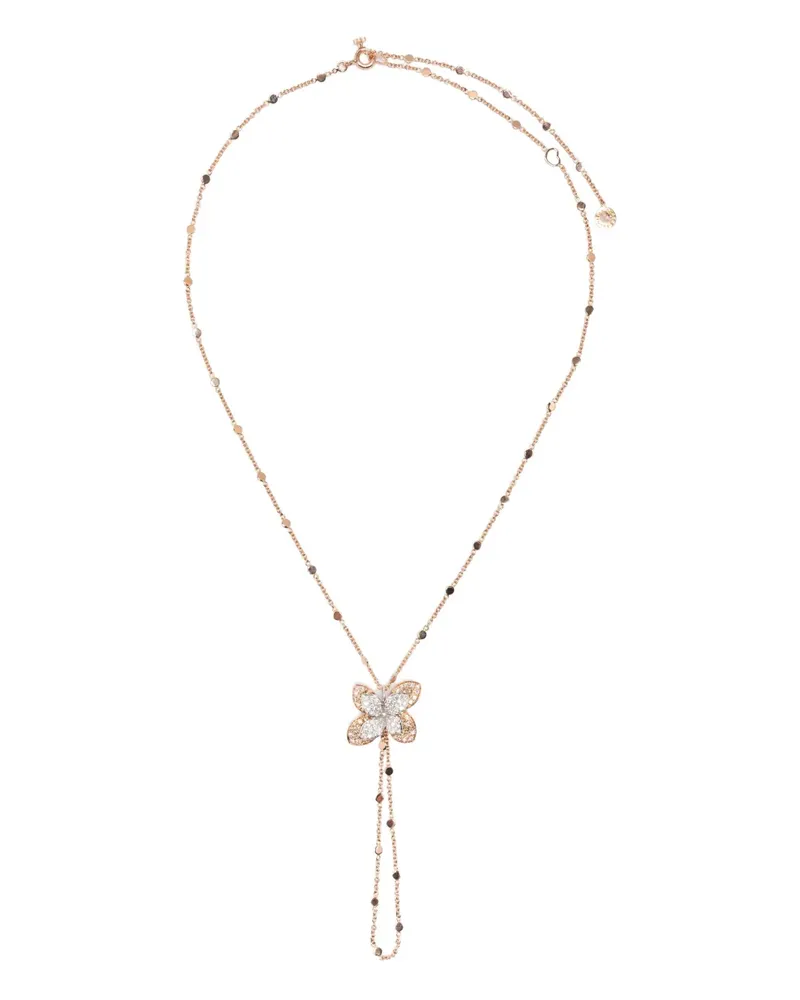 Pasquale Bruni 18kt Petit Garden Rotgoldhalskette mit Diamant Gold