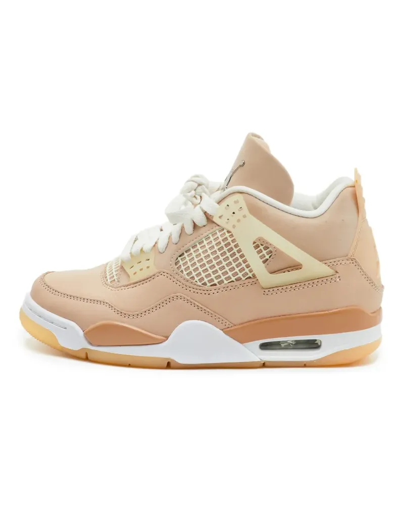 Jordan Air  4 Shimmer Sneakers - Nude Nude
