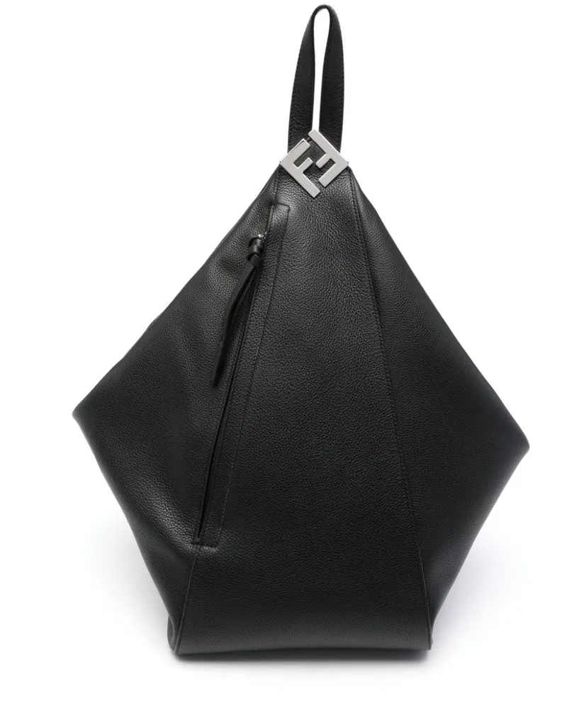 Fendi Großer Melon Rucksack - Schwarz Schwarz