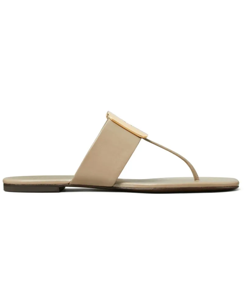 Tory Burch Georgia Flip-Flops Nude