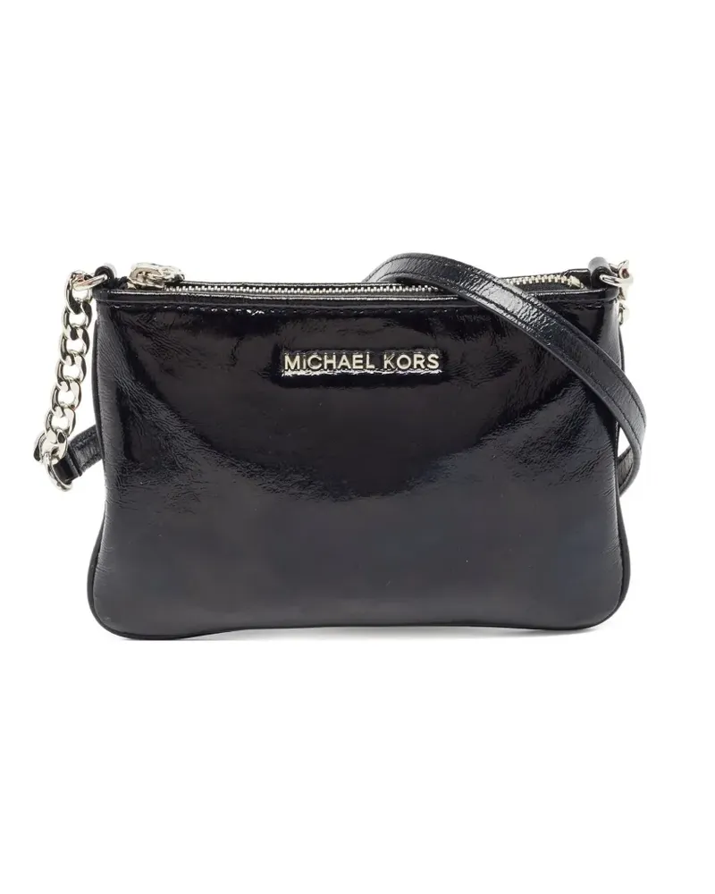 Michael Kors Umhängetasche aus Lackleder - Schwarz Schwarz