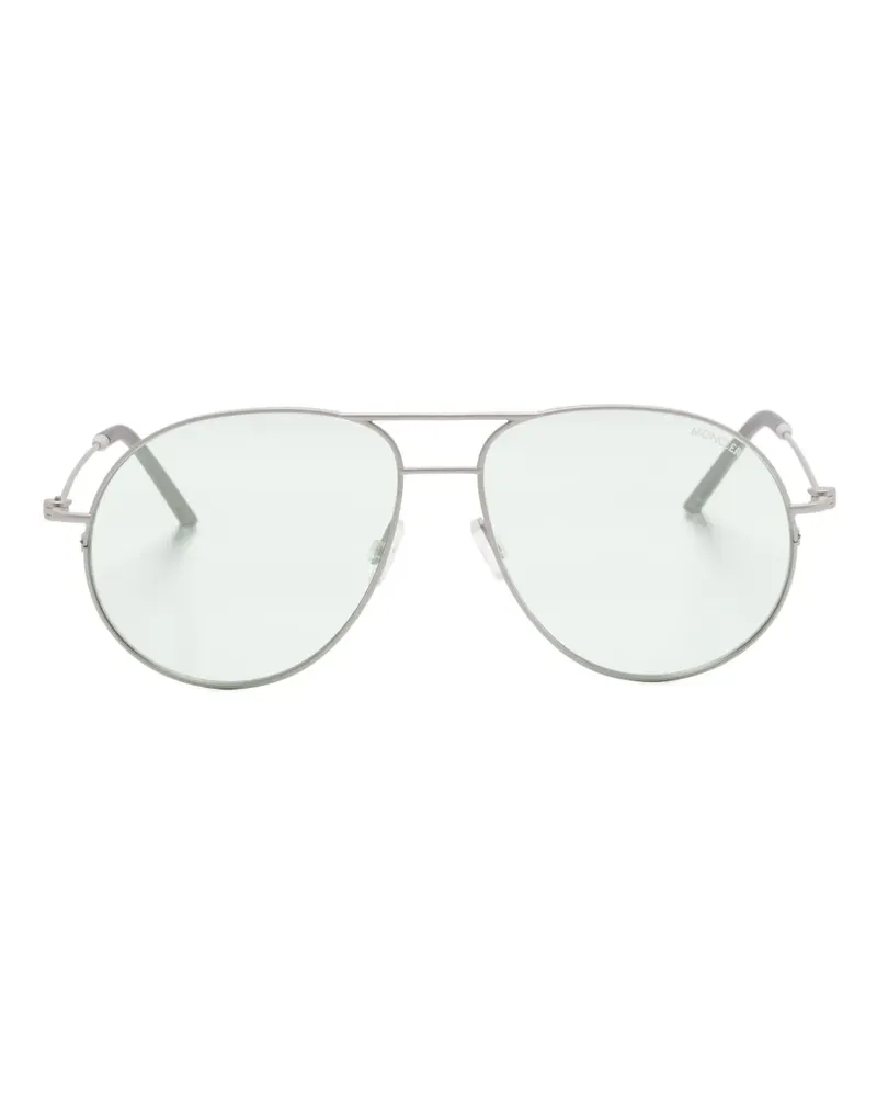 Moncler Getönte Pilotenbrille - Silber Silber