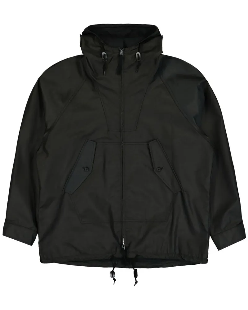 Comme des Garçons Kapuzenjacke mit Reißverschluss - Schwarz Schwarz