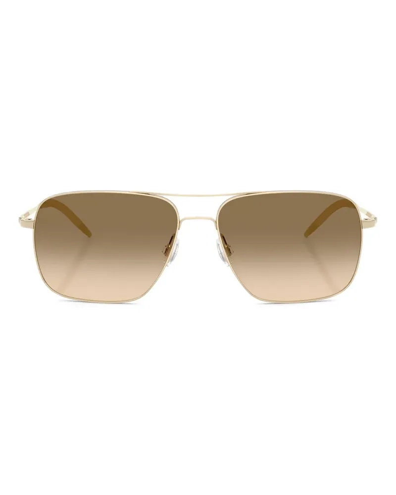 Oliver Peoples Sonnenbrille mit Metall-Gestell - Gold Gold