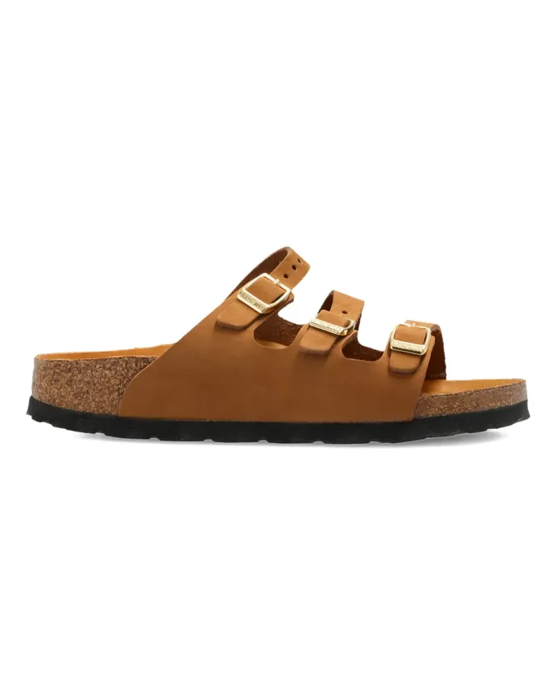 Birkenstock Florida Fresh suede flat sandals - Braun Braun