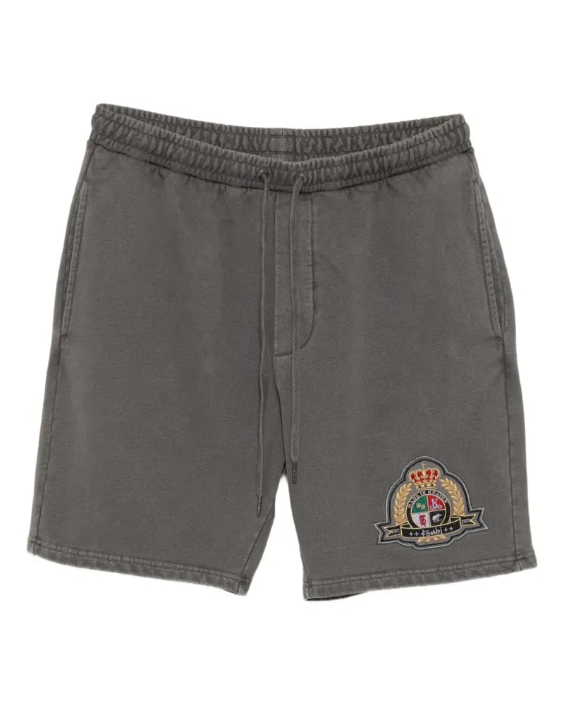 ksubi drawstring graphic shorts - Grau Grau