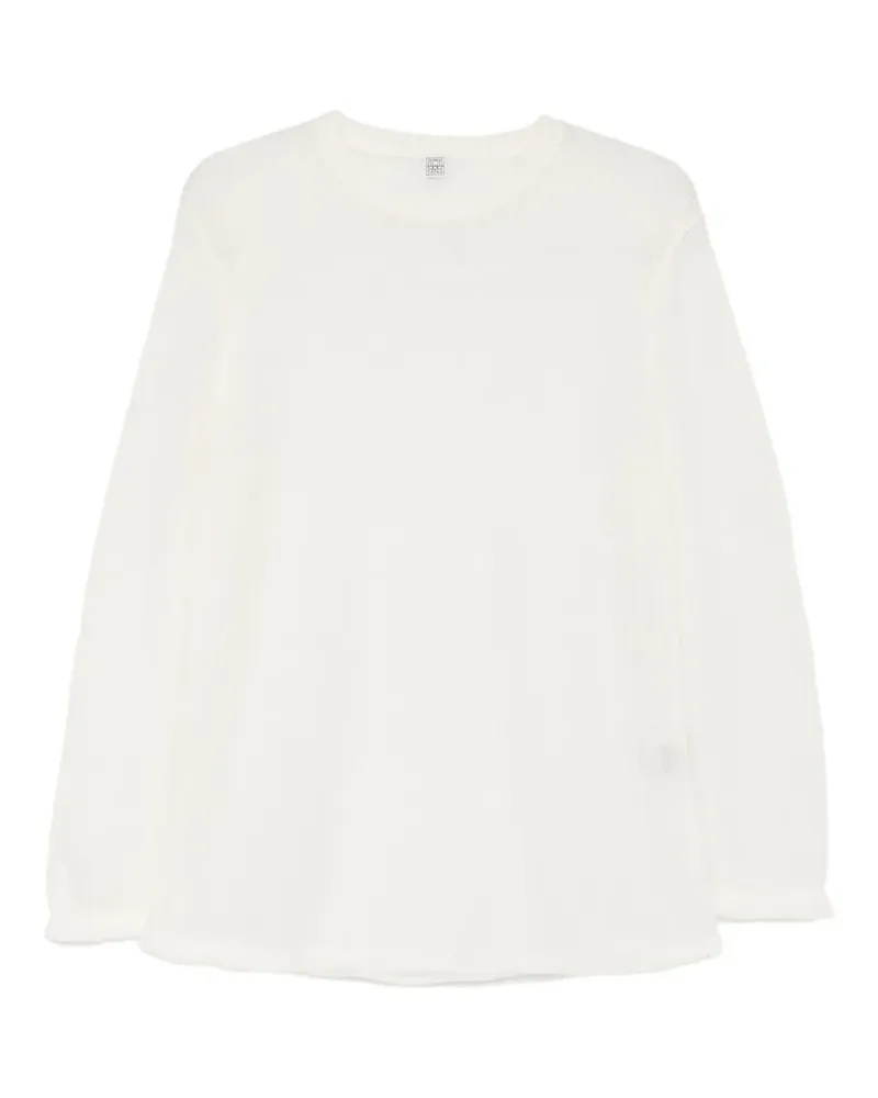 Totême Pullover mit Rundhalsausschnitt - Nude Nude