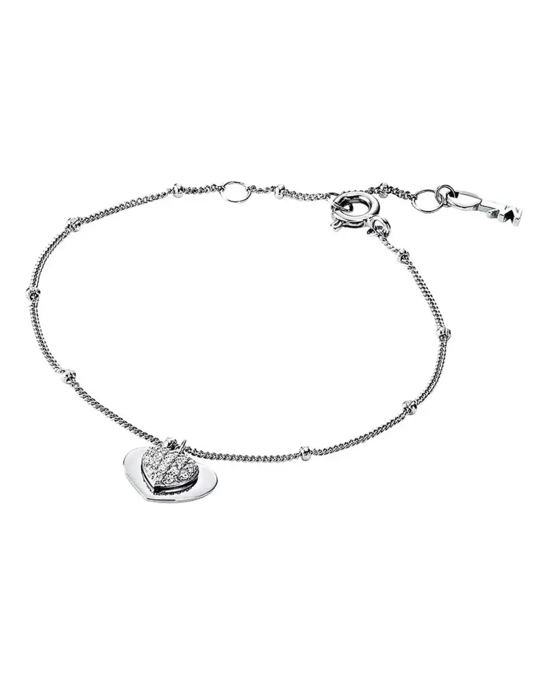 Michael Kors heart-charm bracelet - Silber Silber