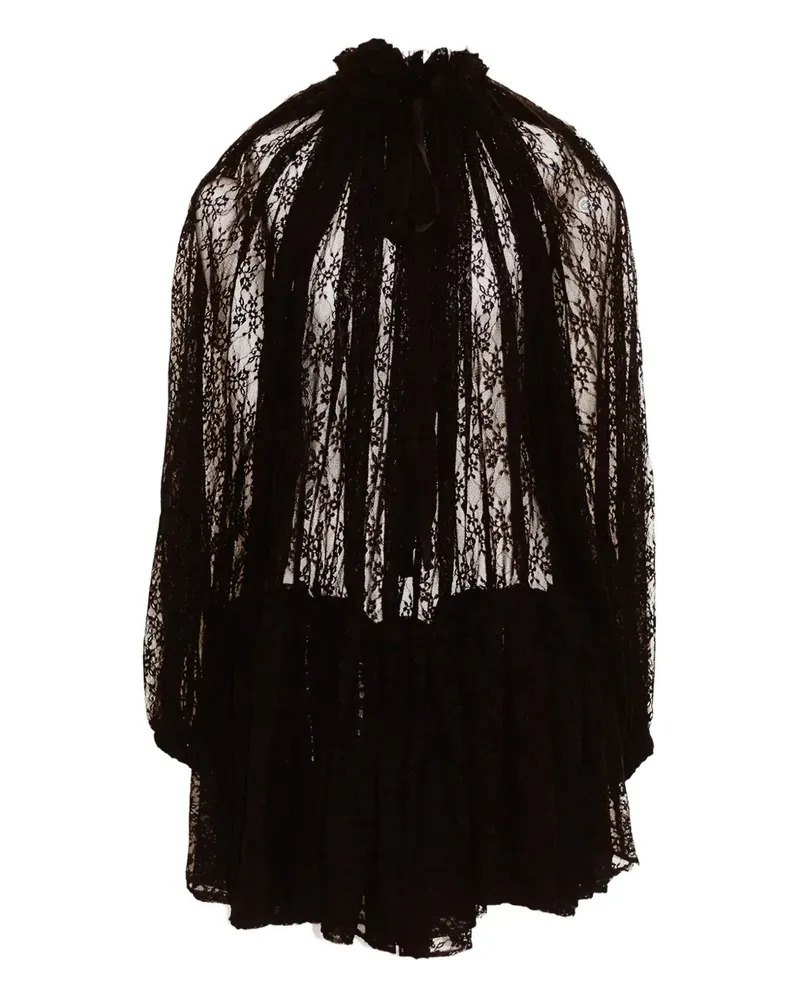 Patou Minikleid aus Spitze - Schwarz Schwarz