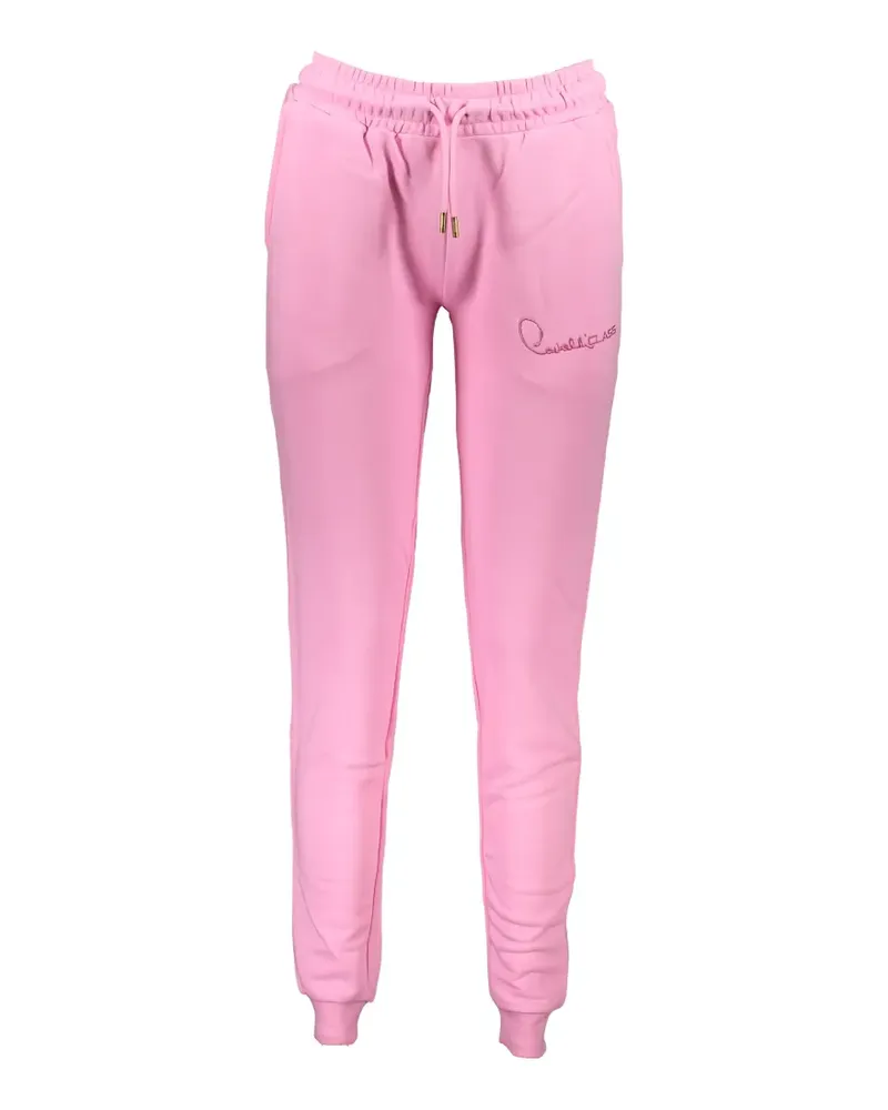 Roberto Cavalli logo-detail drawstring track pants - Rosa Rosa