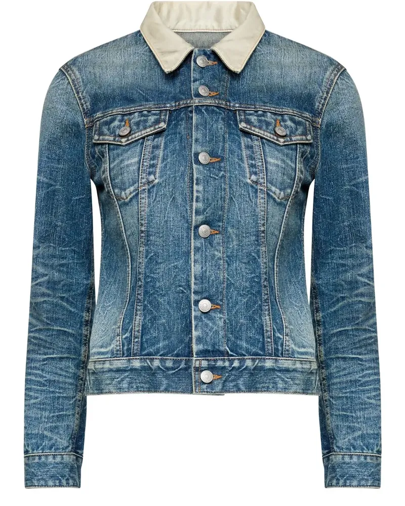 Maison Margiela Klassische Jeansjacke - Blau Blau