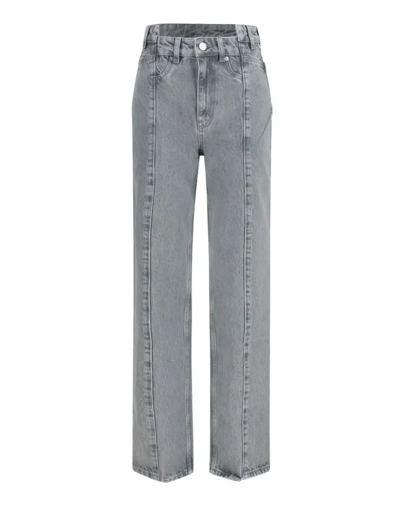 Ganni belt-loop jeans - Grau Grau