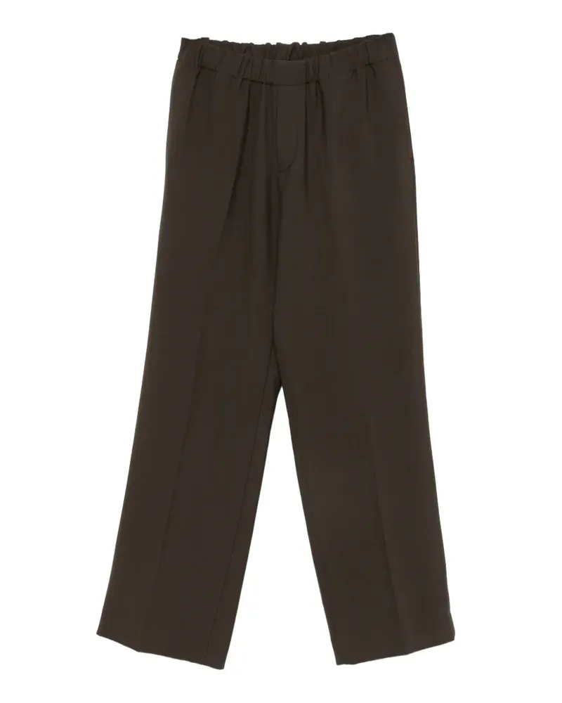 Sandro Weite Hose mit Stretchbund - Braun Braun