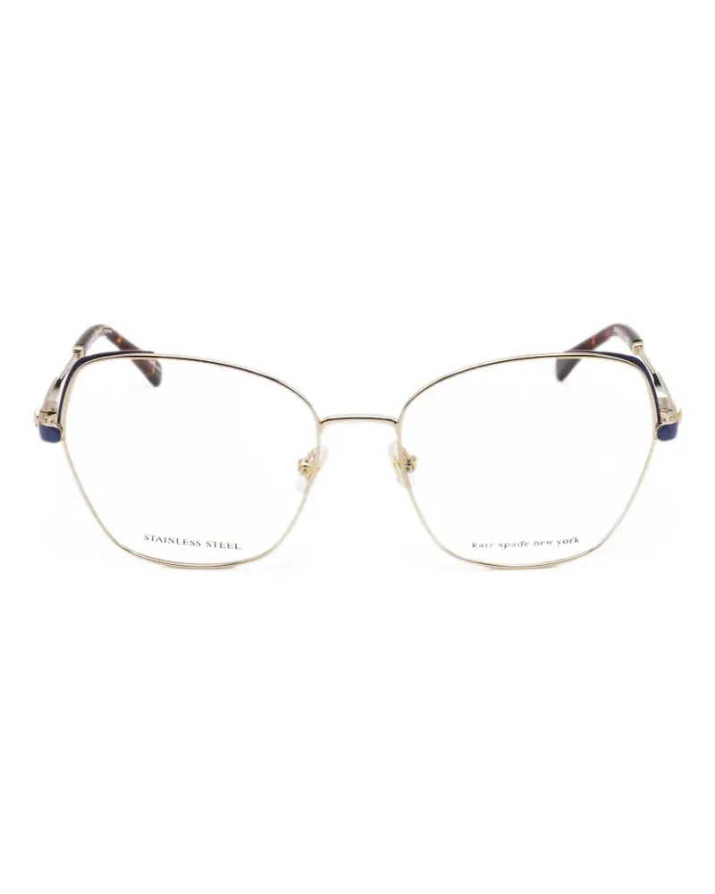 Kate Spade Brille mit geometrischem Gestell - Gold Gold