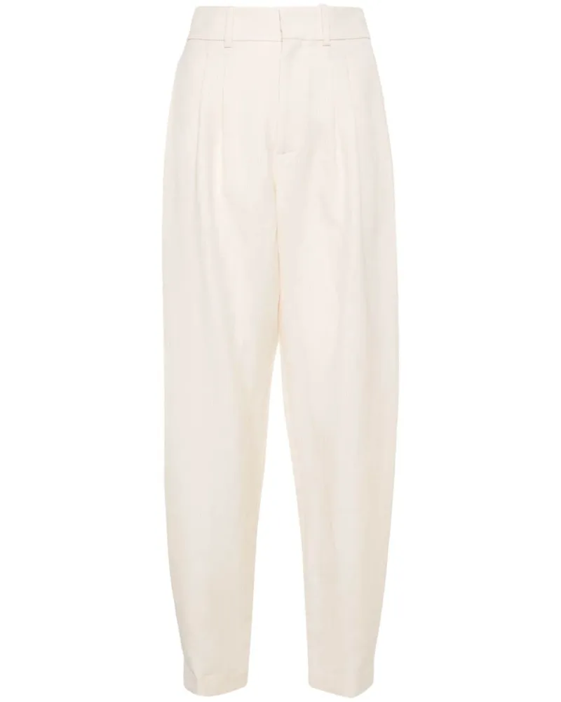 Ralph Lauren Tapered-Hose mit hohem Bund - Nude Nude