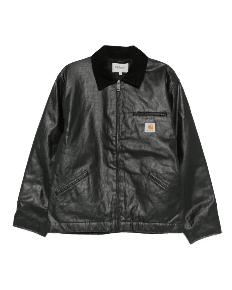 Carhartt WIP Hemdjacke mit Logo-Patch - Schwarz Schwarz
