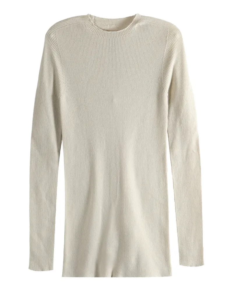 Rick Owens Gerippter Strick - Nude Nude