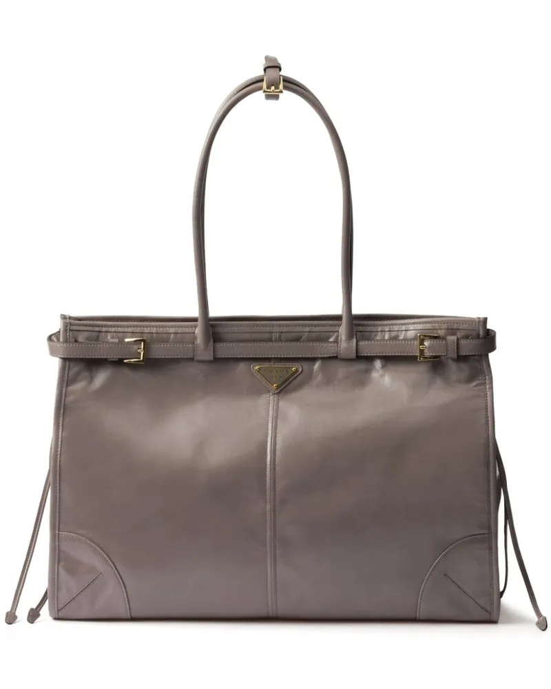 Prada Große Bonnie Tote Bag - Grau Grau