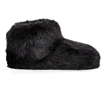 Amary Stiefel aus Faux Fur - Schwarz