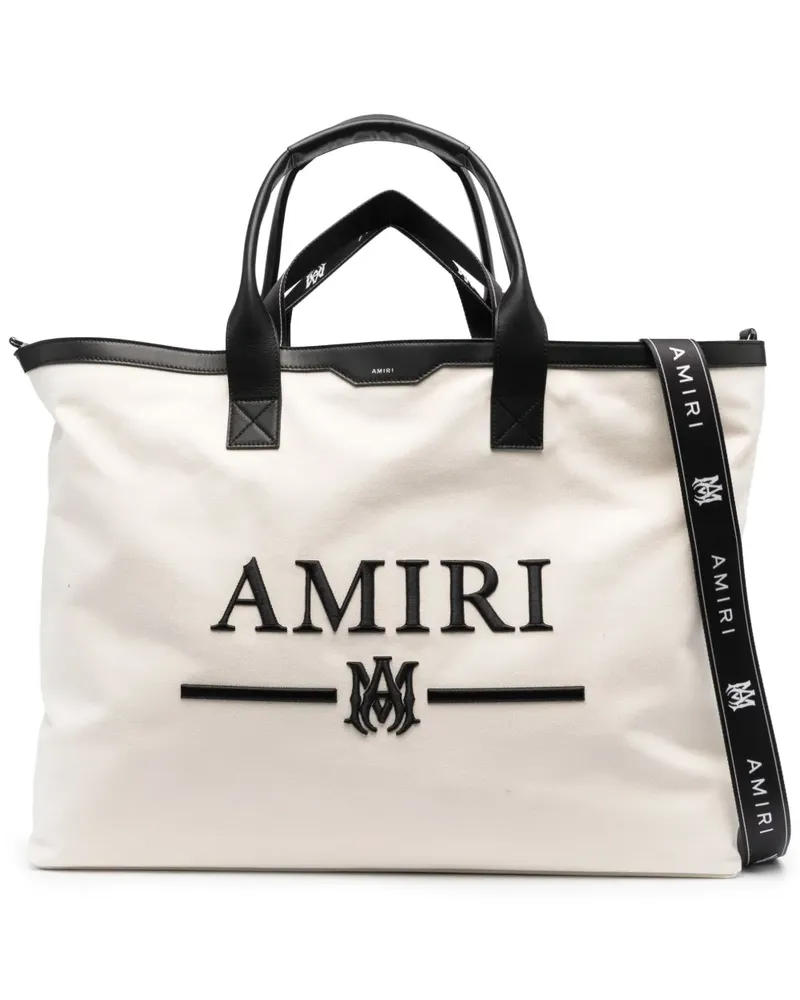 Amiri Shopper mit Logo-Stickerei - Nude Nude