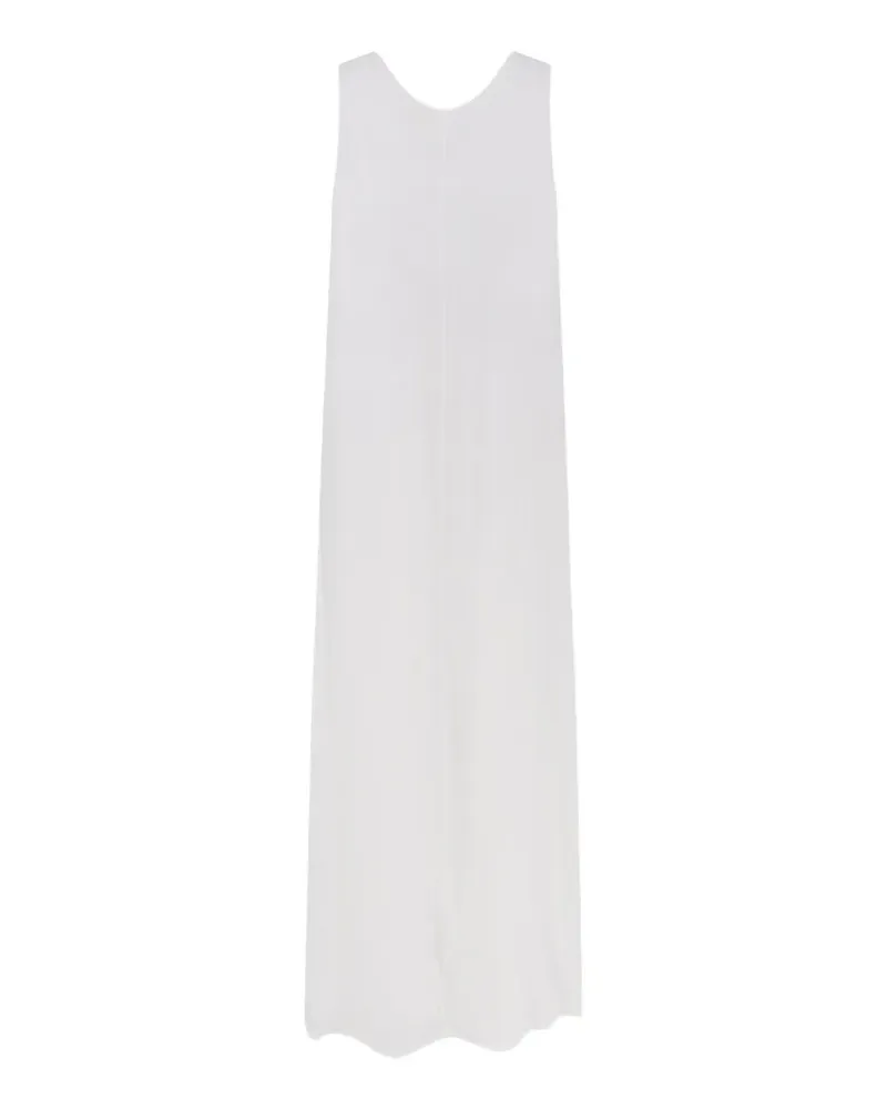 ASPESI tie-fastening sleeveless maxi dress - Weiß Weiß