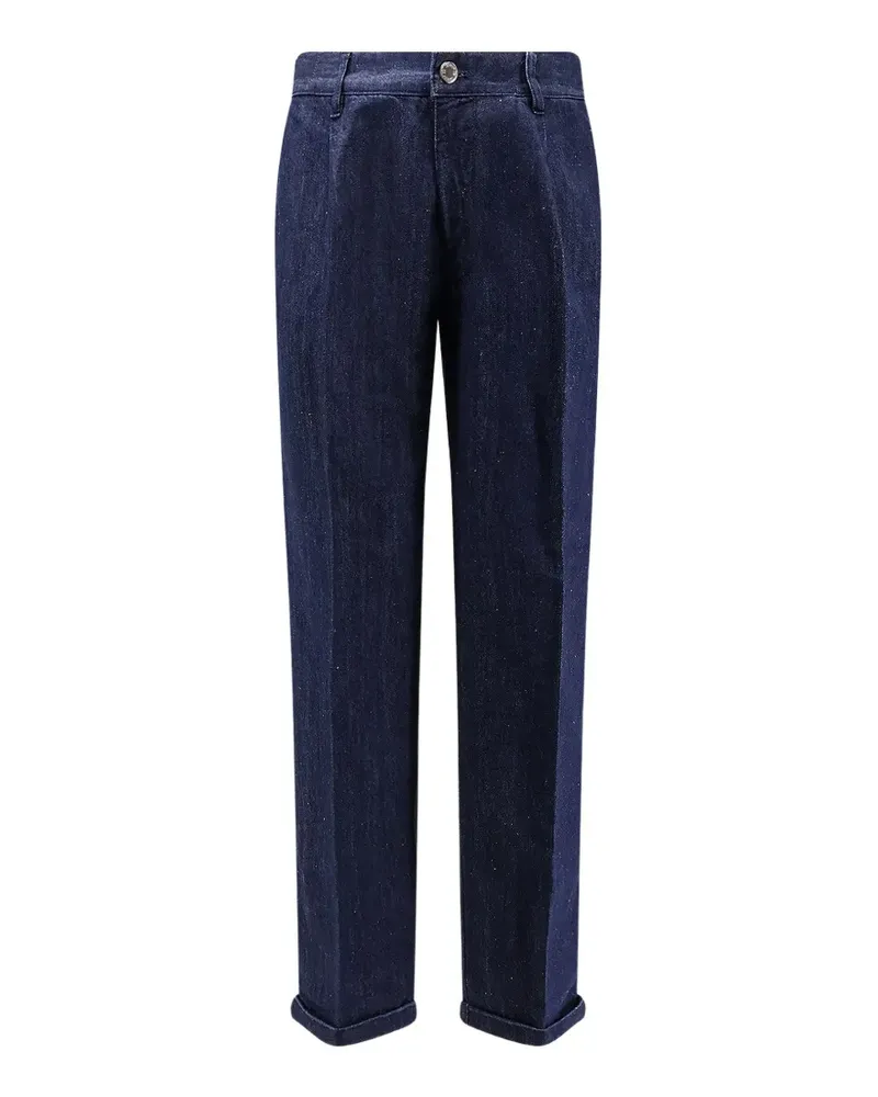 PT TORINO logo patch regular jeans - Blau Blau