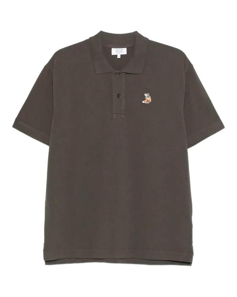 Kitsuné Dreaming Fox polo shirt - Grau Grau