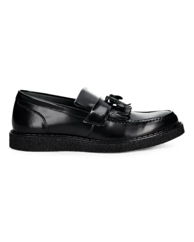 Fred Perry x George Cox leather loafers - Schwarz Schwarz