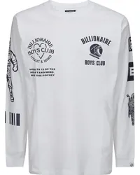 Billionaire Boys Club Sweatshirt mit Logo-Print Weiß