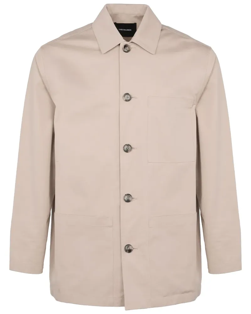 Yves Salomon Klassische Hemdjacke - Nude Nude