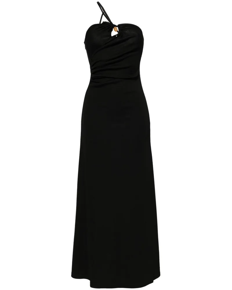 Christopher Esber Camisole-Kleid mit Schmuckstein - Schwarz Schwarz