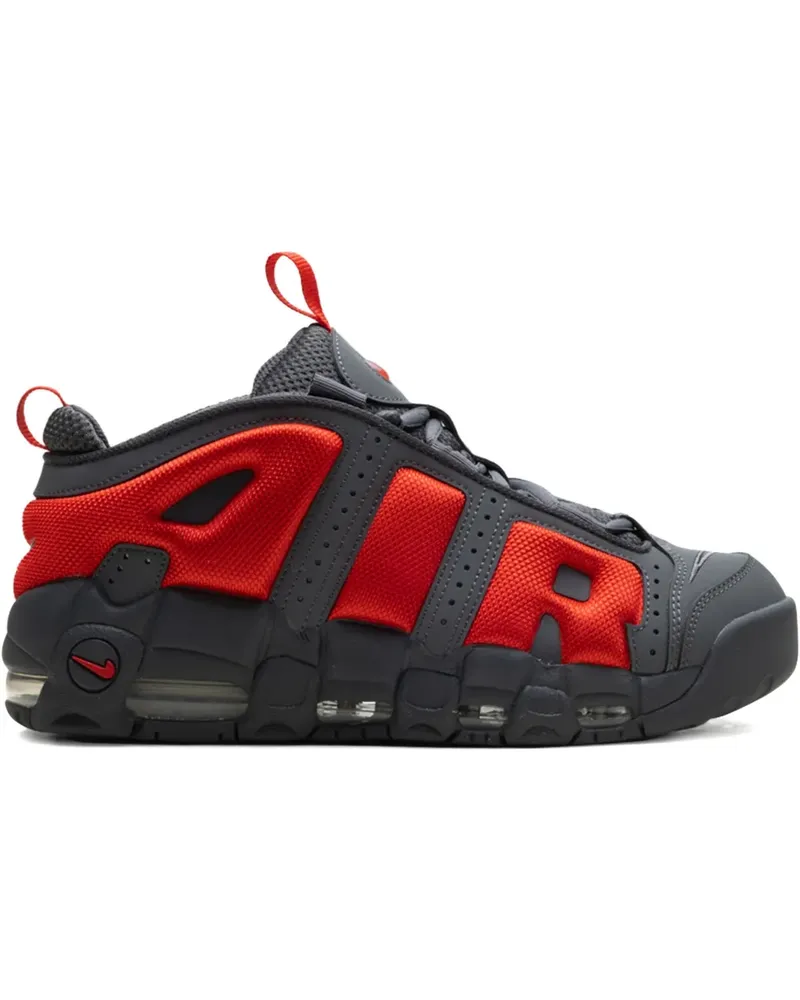 Nike Air More Uptempo "Dark Grey/Metallic Silver/Light Crimson2 Sneakers - Grau Grau