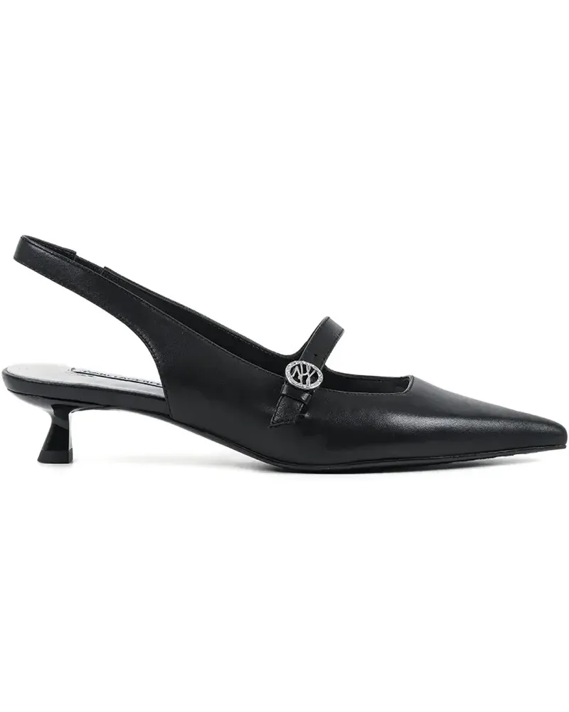 Karl Lagerfeld 30mm PASHA pointed pumps - Schwarz Schwarz