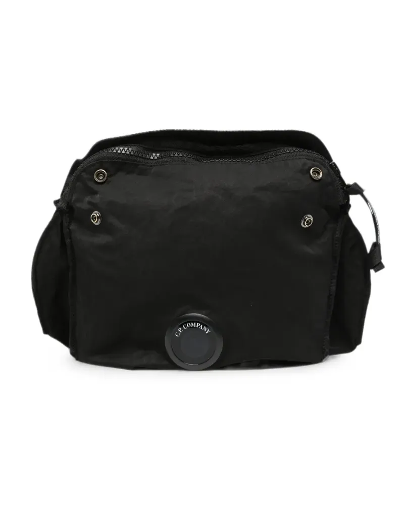 C.P. Company logo-patch belt bag - Schwarz Schwarz