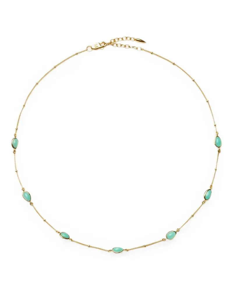 Missoma Magma amazonite-embellished charm choker - Gold Gold