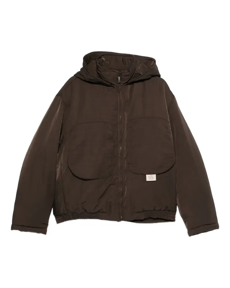 RANRA hooded pocket jacket - Braun Braun